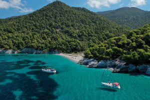 famous-turquoise-pebble-beach-of-kastani-where-famous-mamma-mia-movie-was-filmed-Skopelos-island-Sporades-Greece